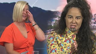 Breakfast presenter Hayley Holt cries after powerful report on police mistreatment of Māori [upl. by Ahtaela]