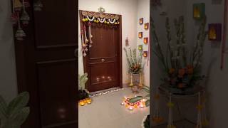 Diwali Entrance decor✨ shorts youtubeshorts diwali diwalicelebration diwalidecor indiandecor [upl. by Ayenet]