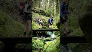 WATCH SILENT HIKING Mullerthal Trail  6 days Backpacking Luxembourg  Route 1 2 amp 3  112 km [upl. by Aklam]