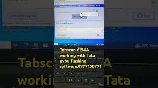 Tabscan working with Tata PVBU flashing software Dcm25 Ecu flashing successfull [upl. by Gabor]