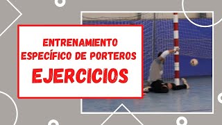 EJERCICIOS para MEJORAR al PORTERO FÚTBOL SALA nº2 [upl. by Buerger]