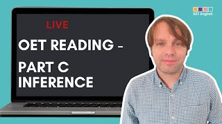 OET Reading  Part C Inference [upl. by Ause]