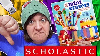 DONT BUY 13 REASONS WHY MINI ERASERS KIT KLUTZ SCHOLASTIC is NOT worth it SaltEcrafter 52 [upl. by Codee825]