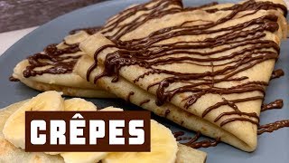 La MEJOR RECETA de CREPES  Muy fácil [upl. by Acsicnarf]