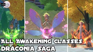 Draconia Saga All Awakening Classes Gameplay MMORPG Mobile on AndroidiOS [upl. by Saidee]