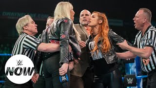 Charlotte Flair doesnt care about WrestleMania match backlash WWE Now [upl. by Bardo]