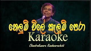 Nelum Vile Kalum Pera Karaoke  with lyrics  without voice  Chandrakumara Kandanarachchi [upl. by Aihseket]