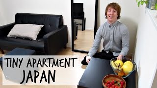 TINY JAPANESE MINIMALIST APARTMENT TOUR [upl. by Arbed]