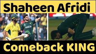 Shaheen Afridi five wicket haul against Australia  Shaheen Afridi creates history PAKvsAUS 2023 [upl. by Ayekim917]