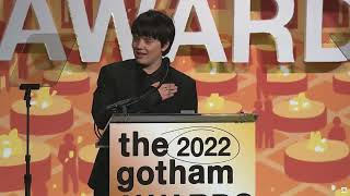 Charlotte Wells Wins the Bingham Ray Breakthrough Director Award at the 2022 Gotham Awards [upl. by Rab]