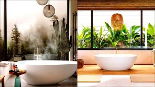 Top 30  Best Collection Wallpapers For Bathrooms For Unique Ideas And Design  Home Decor Ideas [upl. by Fiedling759]