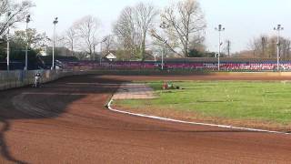 10 yr old lewis whitmore on a 250 jawa speedway bike [upl. by Zonnya]