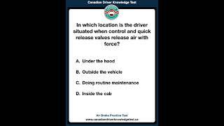 Air Brake Practice Test  Audio  Canadian Driver Knowledge Test canadiandrivingtest drivingtest [upl. by Acinna971]