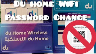 Du Home Wireless Password Change Du 5G  WIFI ModelKJ33 setup in less than 10 minutes music [upl. by Elocal521]