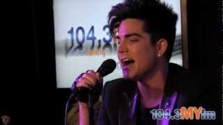 Adam Lambert quotNever Close Our Eyesquot Live Performance  1043MYfm [upl. by Pich139]