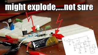 Testing questionable LiPo Battery Charger Schematics I found on the internet [upl. by Milo]