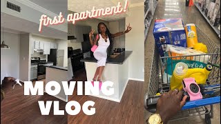 MOVING INTO MY FIRST APARTMENT AT 20 signing my lease EMPTY APARTMENT TOUR shopping MORE [upl. by Mojgan]