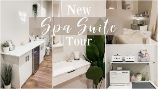 NEW SPA SUITE TOUR  Licensed Esthetician [upl. by Elaweda]