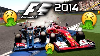 Playing F1 2014 but its 10 YEARS LATER [upl. by Kilroy]