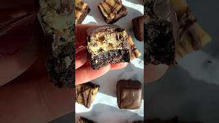 Chocolate Covered Cookie Dough Brownie Bites ❤️ [upl. by Kermie]