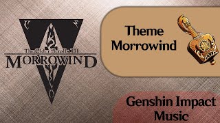 Morrowind Theme  Floral Zither  Genshin Impact Music [upl. by Nilyac]