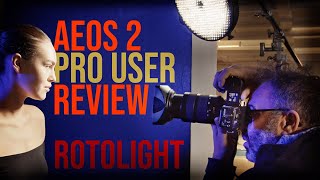 Rotolight Aeos 2  Pro User unboxing and test [upl. by Mychael]