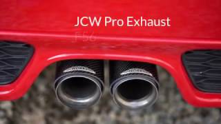 JCW Pro Exhaust First Look Carbon Fiber Tips [upl. by Dranyar]