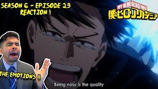 THIS WAS SO EMOTIONAL quotDeku vs Class Aquot My Hero Academia Season 6 Episode 23 Reaction REUPLOAD [upl. by Hermosa]