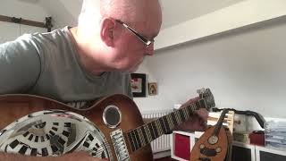 8 July Hofner resonator improvisation [upl. by Aikam438]