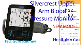 Silvercrest Upper Arm Blood Pressure Monitor SBM 70 TESTING [upl. by Nali]