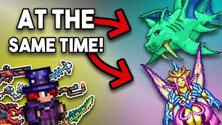 Hardmode Bosses TEAM UP  Double Boss Challenge Part 2 Terraria [upl. by Eirrek]