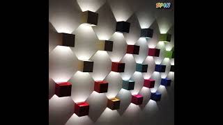 Beautiful Wall Lightswalllights interiordesign lighting homedecor ledlights [upl. by Brentt388]