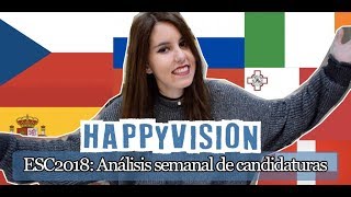 Análisis semanal de Eurovisión 2018 República Checa Irlanda Malta Rusia y Suiza  Happyvision [upl. by Higbee961]