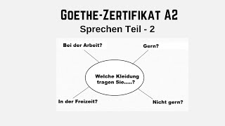 GoetheZertifikat A2  Sprechen Teil  2  Modelltest 4 [upl. by Ainimreh596]