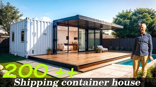 Top 200 beautiful container houses with swimming pools [upl. by Audris]