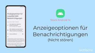 Anzeigeoptionen für Benachrichtigungen im NichtStörenModus Android 14 [upl. by Odlawso]