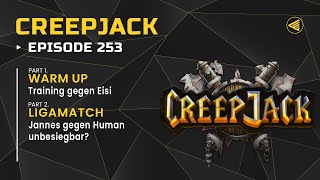 JANNES VS HUMAN  Warmup amp Ligamatch  Creepjack  Warcraft 3 [upl. by Karol]