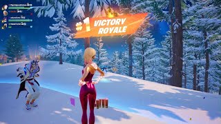 SpiderGwen Aphrodite Artemis and Catalyst Squad Crowned Victory  Fortnite Ch5 S2 [upl. by Dumond833]