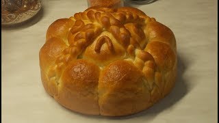 Slavski kolač za početnike posno Br1  Ritual Bread [upl. by Merrielle]