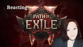 Reacting to Path of Exile 2 Trailer [upl. by Moneta209]