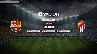 LA LIGA  Barcelona vs Real Valladolid por RADIO OVACION [upl. by Hittel578]