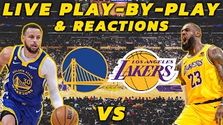 Golden State Warriors vs Los Angeles Lakers  Live PlayByPlay amp Reactions [upl. by Solakcin]