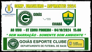 ASPIRANTES  GOIÃS X CUIABÃ  AO VIVO  CAMPEONATO BRASILEIRO  04102024 1500 [upl. by Ita526]