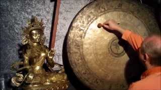 Gong bath for yoga meditation  gong names Chinuri [upl. by Akemal466]