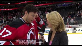 Ilya Kovalchuk Goal  Interview 322011 [upl. by Kienan]