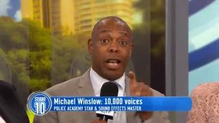 Michael Winslow Is The Man With 10000 Voices  Studio 10 [upl. by Mercer]