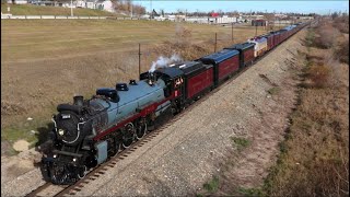 Canadian Pacific 2816 Test Run  Red DeerLeduc Subs  2023101718 [upl. by Aniaz]