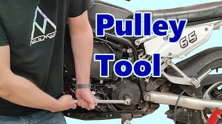 Super Soco TC Max  Pulley Removal amp Replace Belt [upl. by Waldon]