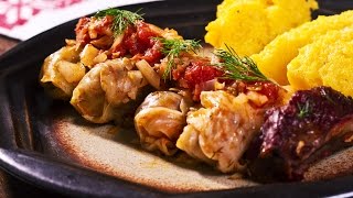 Sarmale  Romanian Cabbage Rolls Recipe [upl. by Hilliary]