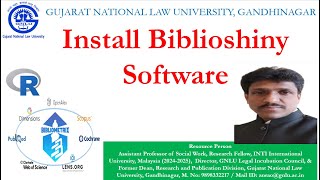 Installation of Biblioshny software for Bibliometric AnalysisDr Ambati Nageswara Rao GNLU [upl. by Hendrickson270]